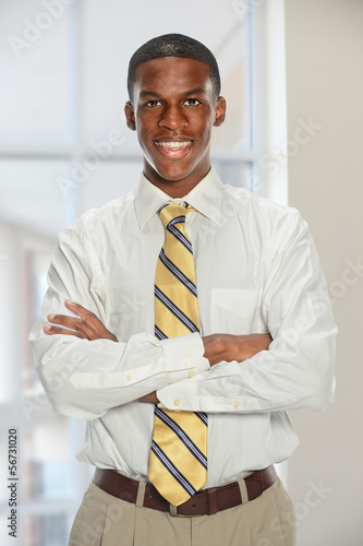 Photo: Businessman Smiling Indide Office Businessman Smiling Indide Office