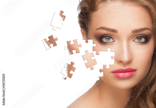 Photo: Woman with healthy skin Woman with healthy skin