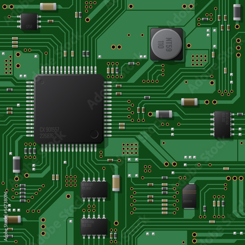 Vector: Circuit imprimé vectoriel 1 Circuit imprimé vectoriel 1