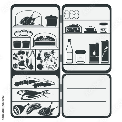 Vector: Refrigerator Refrigerator