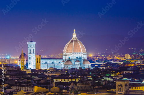 Photo: Nice view of florence during evening hours Nice view of florence during evening hours