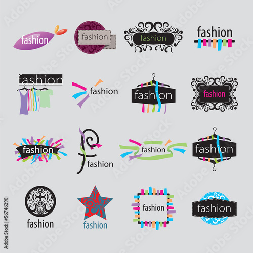 Vector: collection of vector logos fashion accessories collection of vector logos fashion accessories