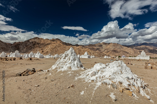 Photo: Buddhist chortens, Ladakh Buddhist chortens, Ladakh
