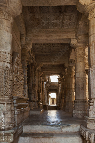Photo: Jain temple in Ranakpur. Rajasthan, India Jain temple in Ranakpur. Rajasthan, India