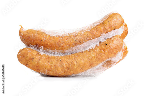 Photo: frozen sausage frozen sausage