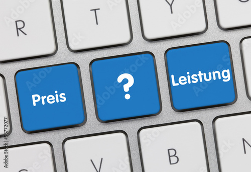 Illustration: Preis Vs. Leistung Tastatur Preis Vs. Leistung Tastatur