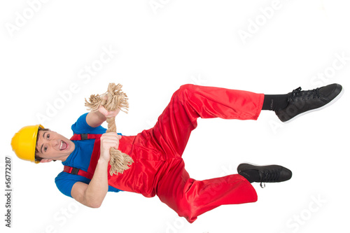 Photo: Rope is torn Rope is torn
