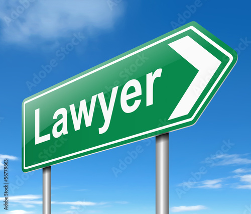 Illustration: Lawyer concept. Lawyer concept.