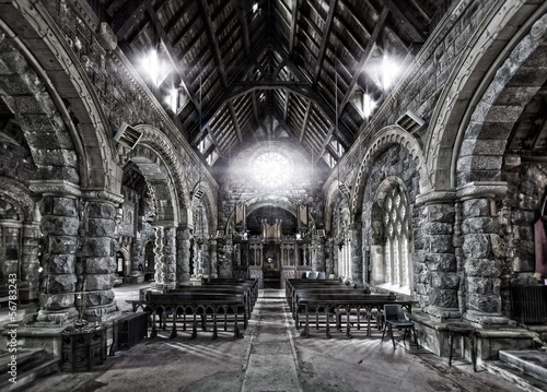 Photo: empty church pews empty church pews