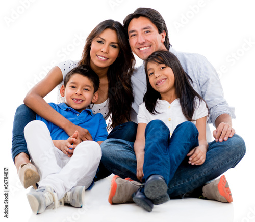 Photo: Beautiful family portrait Beautiful family portrait