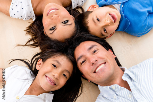 Photo: Happy family portrait Happy family portrait