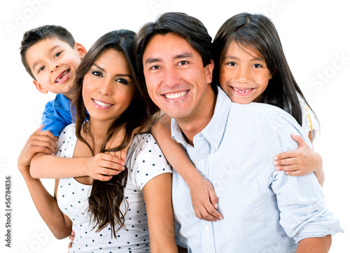 Photo: Happy family portrait Happy family portrait