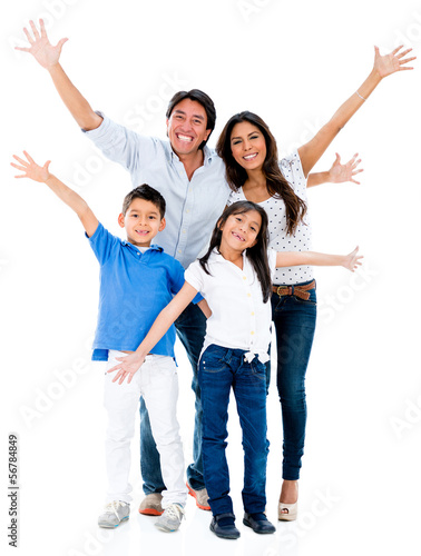 Photo: Family looking very excited Family looking very excited