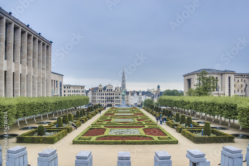 Photo: The Mount of the Arts in Brussels, Belgium. The Mount of the Arts in Brussels, Belgium.