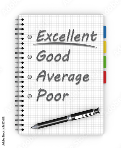 Illustration: Satisfaction survey form Satisfaction survey form