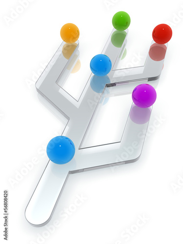 Illustration: timeline organization chart timeline organization chart