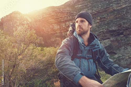 Photo: adventure man portrait adventure man portrait