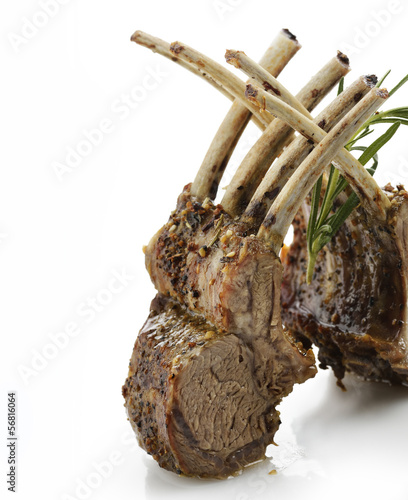 Photo: Racks Of Roasted Lamb Ribs Racks Of Roasted Lamb Ribs