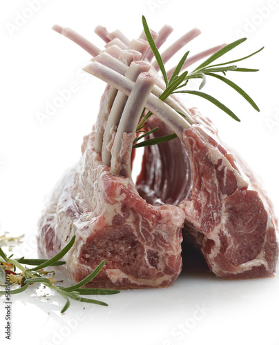 Photo: Racks Of Raw Lamb Ribs Racks Of Raw Lamb Ribs