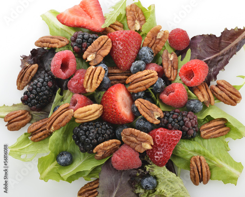 Photo: Spring Salad With Berries And Peanuts Spring Salad With Berries And Peanuts