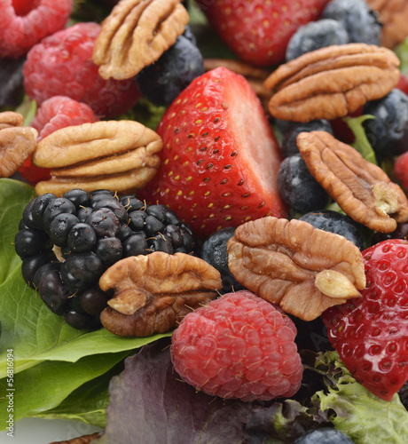 Photo: Spring Salad With Berries And Peanuts Spring Salad With Berries And Peanuts