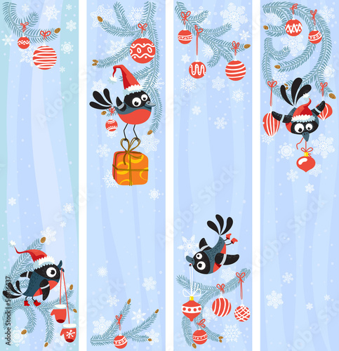 Vector: Christmas banners Christmas banners