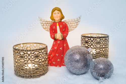 Photo: Weihnachtsdeko mit Engel Weihnachtsdeko mit Engel