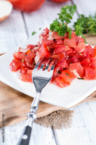 Photo: Homemade Tomato Salad Homemade Tomato Salad