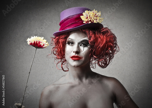 Photo: beautiful clown beautiful clown