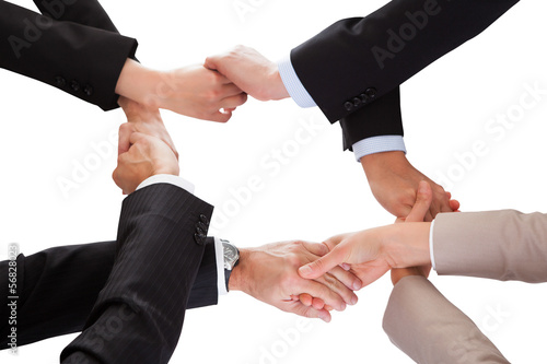 Photo: Businesspeople Holding Hand Businesspeople Holding Hand