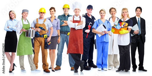 Photo: Business people group. Business people group.