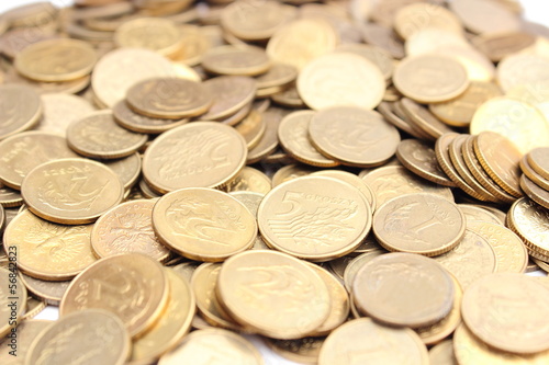 Photo: Pile of gold coins Pile of gold coins