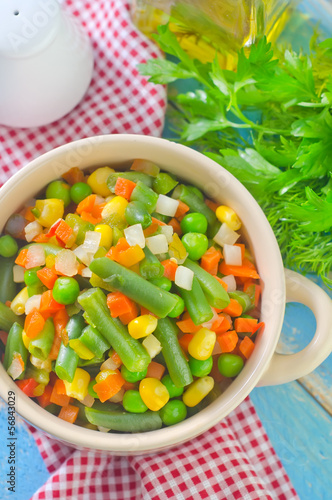 Photo: mix vegetables mix vegetables