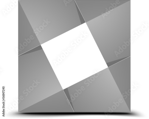 Illustration: Quodragon folded figure Quodragon folded figure