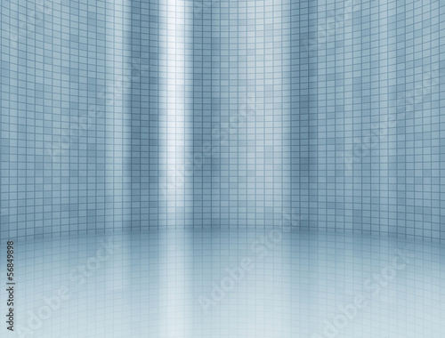 Illustration: Digital 3d sqaures background Digital 3d sqaures background