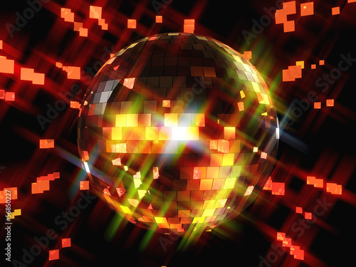 Illustration: Mirror ball loop - Let's dance! Mirror ball loop - Let's dance!