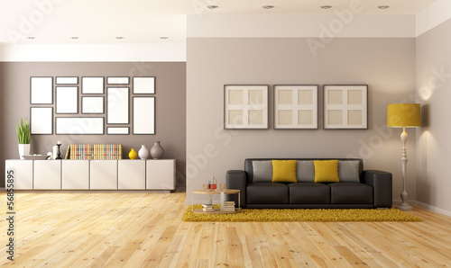 Illustration: Contemporari living room Contemporari living room