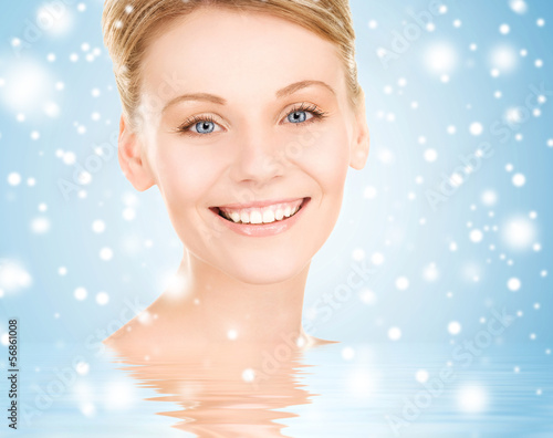 Photo: face of happy beautiful woman face of happy beautiful woman