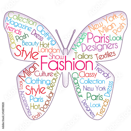 Illustration: Fashion Butterfly Fashion Butterfly