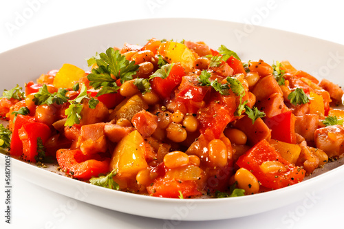 Photo: Stew - roasted meat and vegetables Stew - roasted meat and vegetables