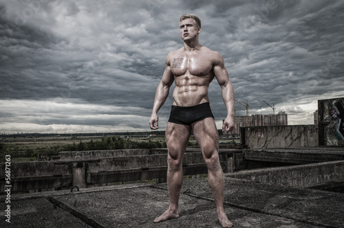 Photo: Male bodybuilder Male bodybuilder