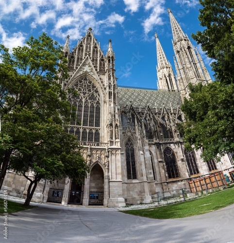 Photo: Vienna, Austria - famous Votivkirche ,Votive Church Vienna, Austria - famous Votivkirche ,Votive Church