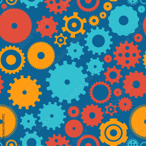 Vector: Seamless background pattern cogwheel. Seamless background pattern cogwheel.