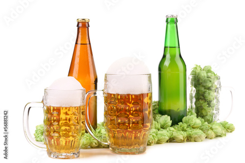 Photo: Hop and barley. Hop and barley.