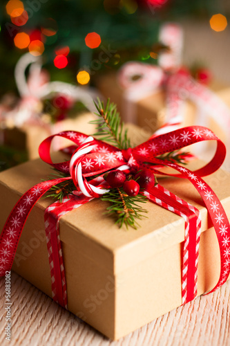 Photo: Christmas gift box Christmas gift box