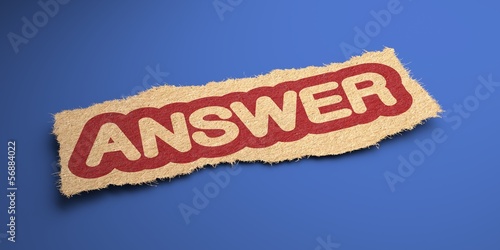 Illustration: Answer. Business Concept. Answer. Business Concept.