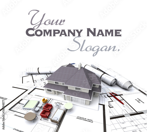 Illustration: House planning House planning