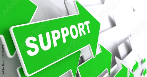 Illustration: Support. Business Concept. Support. Business Concept.