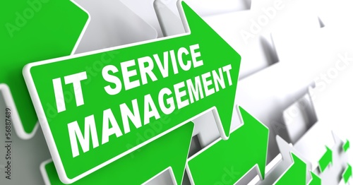 Illustration: IT Service Management Concept. IT Service Management Concept.