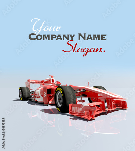Illustration: Racing car Racing car